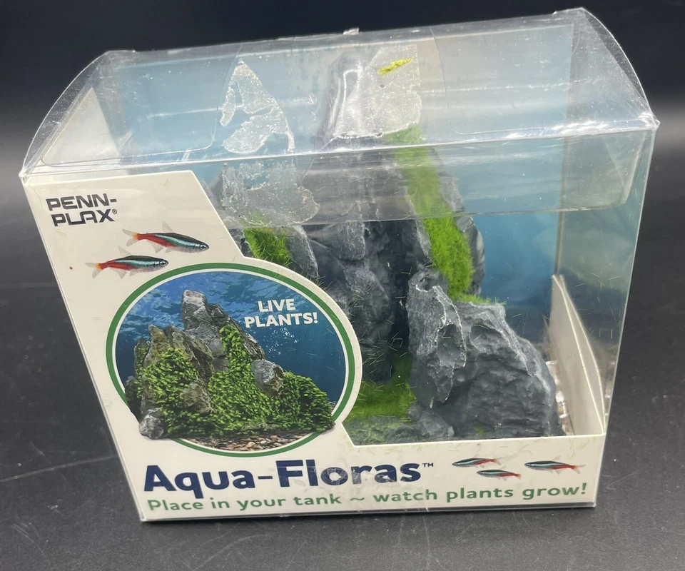 Penn-Plax Aqua-Floras Living Rock Range Aquarium Ornament 4ea/One Size