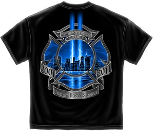 Neu 9 11 TRIBUTE HIGH HONOR FIREFIGHTER - T-SHIRT  - Bild 1 von 2