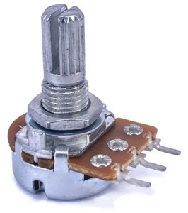 MINI POTENTIOMETER ALPHA C50K 50K 16mm REVERSE ANTI LOGARITHMIC POT PC MOUNT - Picture 1 of 1