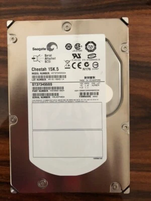 FESTPLATTE SEAGATE CHEETAH 15K.5 ST373455SS 73GB 15000U/min  3.5" Zoll - Bild 1 von 4