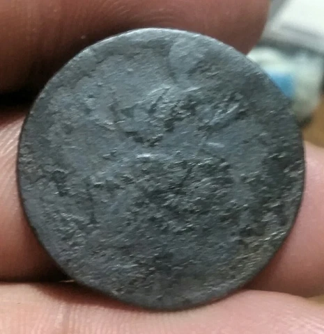 1775 Georgivus/ Britannia Machine Mills Copper Half penny . Post Colonial Issues Cover