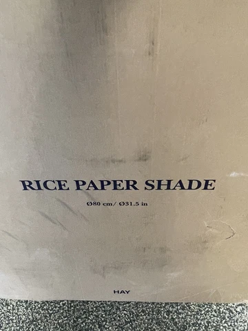 Rice Paper Shade - Hay Collection - Design Within Reach - Large Round 31.5" Cover