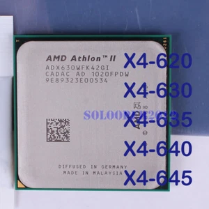 AMD Athlon II X4 620 X4 630 X4 635 X4 640 X4 645 938pin Socket AM3 CPU Processor - Picture 1 of 6