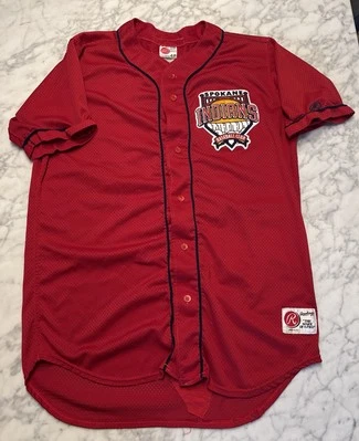 Spokane Indians Baseball Club Authentic Rawlings Jersey # 24 Red Size 46 USA - Image 1 of 4