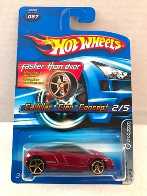 Hot Wheels FASTER THAN EVER FTE - CADILLAC CIEN CONCEPT - Dropstars #057 Foto 1 de 3