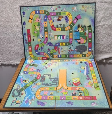 The Game of Life SpongeBob SquarePants Edition Replacement Game Board ONLY - Image 1 of 4