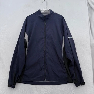 Chaqueta Footjoy Dryjoys Hydrolite Para Hombre L Azul Cremallera Completa Golf Rendimiento Deportes Foto 1 de 4