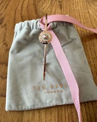 Brazalete Ted Baker de lona de oro rosa brillante  Foto 1 de 4