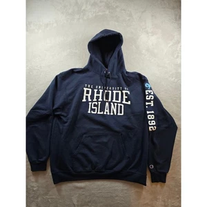 Sudadera con Capucha University of Rhode Island Rams Para Hombre XL Azul Campeón *Leer - Imagen 1 de 10