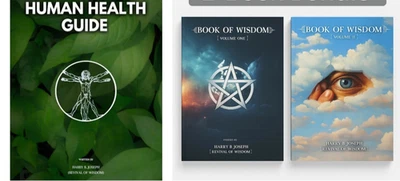 Lot de 3 livres Book of Wisdom volumes 1 & 2 by Harry B. Joseph & HUMAN... - Photo 1/4