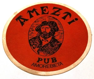 SPANIEN AMOREBIETA AMEZTI BIER BRAUEREI 1 BIERDECKEL 50-60 Jahre alt - Picture 1 of 2