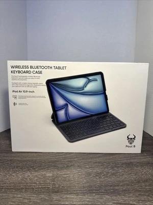 Paul B for iPad Air 11 Inch Case with Keyboard,Air 6th/Air 5th/Air 4th  10.9inch - Image 1 of 2