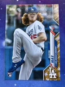 Topps Serie 1 2020 Dustin May Rookie Gold Star Parallel - Imagen 1 de 2