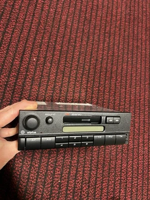 Vw Alpha Golf 4 Radio 1996 Blaupunkt Kasettenradio Schwarz - Bild 1 von 4