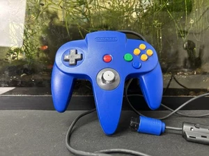 Nintendo 64 N64 Controller - Blue tested works well Good joystick - Picture 1 of 11
