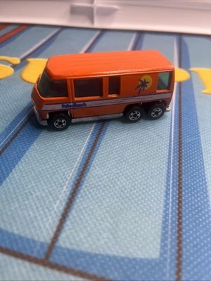Autocaravana GMC Hot Wheels 1976 Palm Beach naranja Hong Kong vintage Foto 1 de 4