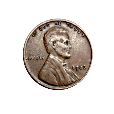 Centavo Lincoln Wheat 1923 - en muy buen estado bueno o mejor muy bonito Foto 1 de 4
