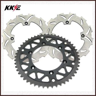 Discos de rotores KKE 51T piñón de cadena apto para SUZUKI RMZ250 RMZ450 acero CNC negro Foto 1 de 4