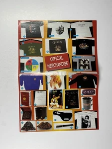 Queen Freddie Mercury International Fan Club Merchandise Sheet Circa 1997 - Bild 1 von 12