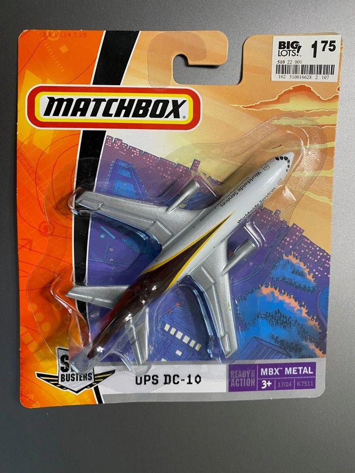 2007 Matchbox Sky Busters UPS DC-10 MBX Metal - Image 1 of 1