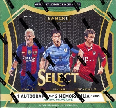 2016/17 PANINI SELECT SOCCER HOBBY BOX - RIP + SHIP