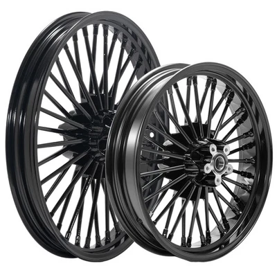 Llantas Softail Deuce FXSTD Fatboy FLSTF 21x2,15 18x3,5 Fat Spoke para Harley Foto 1 de 4