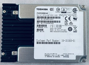 Toshiba PX05SRB048 480GB SAS SSD 2.5" HDD Toshiba Enterprise 12Gbps SFF 100% - Picture 1 of 2