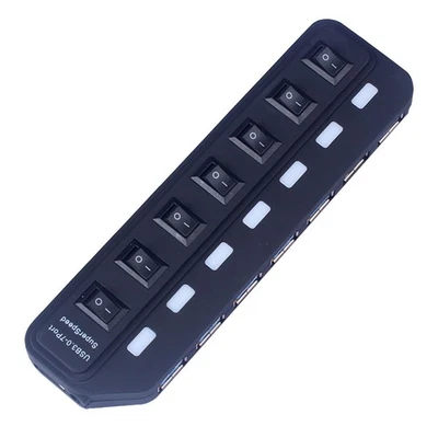Hub USB HUB 7-Port Hub Hub Singolo Switch USB 3.0 Distributore dati Distributore - Imagen 1 de 4