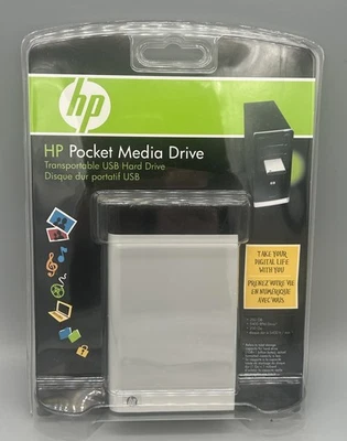 HP 250GB External USB 2.0 Pocket Media Drive PD2500s - Sealed - Image 1 of 4