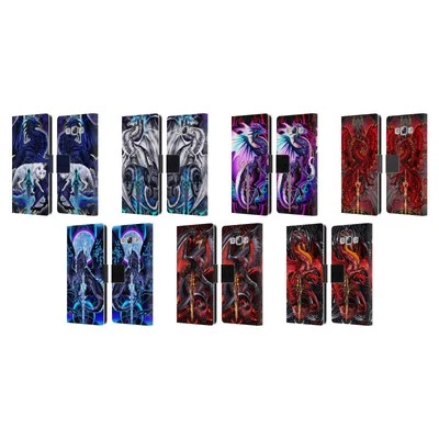 RUTH THOMPSON DRAGONS WITH SWORDS LEATHER BOOK WALLET CASE FOR SAMSUNG PHONES 3 Foto 1 de 4