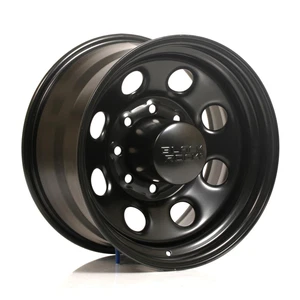 Black Rock Series 997 Type 8 Matte Black Wheel 17"x9" 8x6.5" BC Set of 4 - Picture 1 of 7