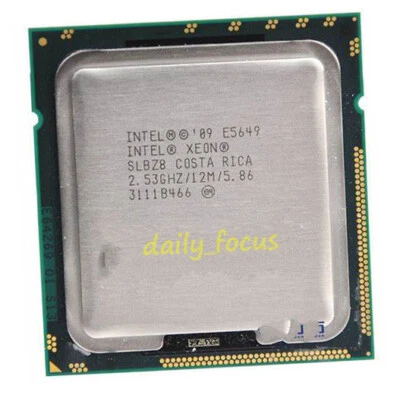 Intel Xeon E5649 2.53 GHz LGA1366 6 cores SLBZ8 12 threads CPU Processor 12 MB - Image 1 of 3