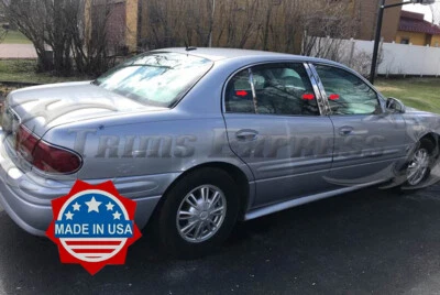 2000-2005 Buick Le Sabre LeSabre 6Pc Chrome Pillar Post Trim Stainless Steel - Image 1 of 4