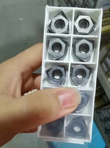 WNMU080608 double-sided hexagonal milling insert 90° right angle fast feed MFWN - Picture 1 of 3