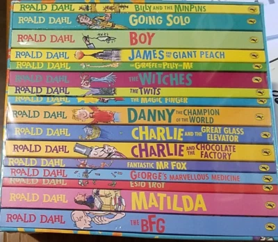 ROALD DAHL PB BOX SET OF 16 FANTASTIC STORIES 8 YRS+ NEW "SEALED" 50% OFF MRSP Foto 1 de 4