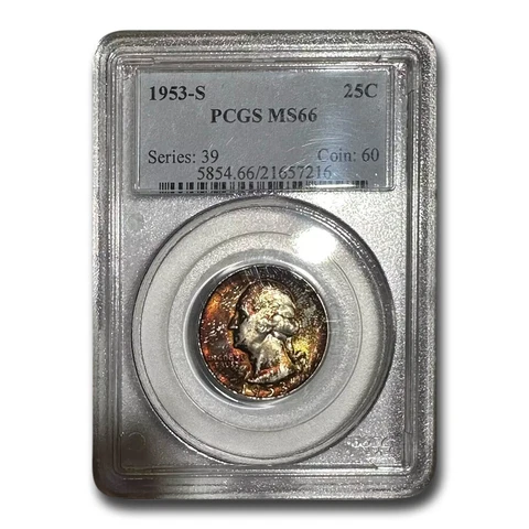1953-S Washington Quarter MS-66 PCGS - SKU#53837 Cover