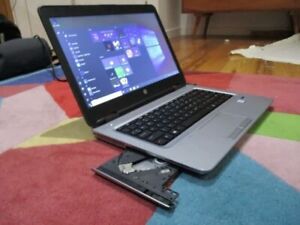 HP ProBook 640 G2 14"Ultrabook i5 6200U@2.8Ghz 8 Ram 256 SSD DVD RW NEW SCREEN