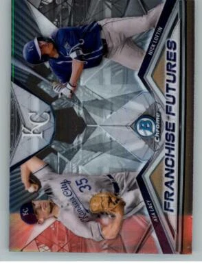 2020 Bowman Chrome Draft FF #FFAN Asa Lacy/Nick Loftin (ref 125516) - Image 1 of 2