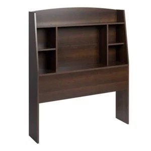 Prepac Bookcase Headboard 48.5 " H X 40.5 " W, Twin Size In Espresso Laminate - Picture 1 of 4