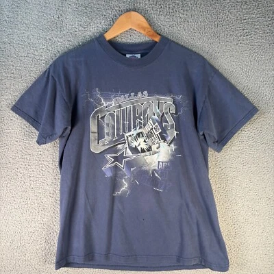 Vintage 90s Dallas Cowboys T-Shirt League Leader M Monday Night Football NFL - Image 1 of 4