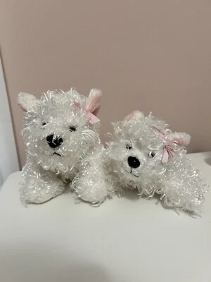 WEBKINZ and LILKINZ White Terrier Dogs Bundle no tag/code - Image 1 of 3