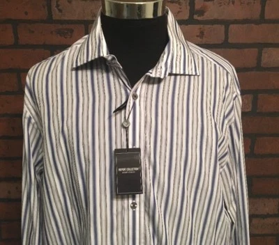 Report Collection Dress Shirt Striped Dress Shirt Men's Size XXL NWT - Image 1 of 4