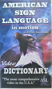 AMERICAN SIGN LANGUAGE IN MOTION PAM AMUNDSEN VIDEO DICTIONARY ASL 1994 - Picture 1 of 1
