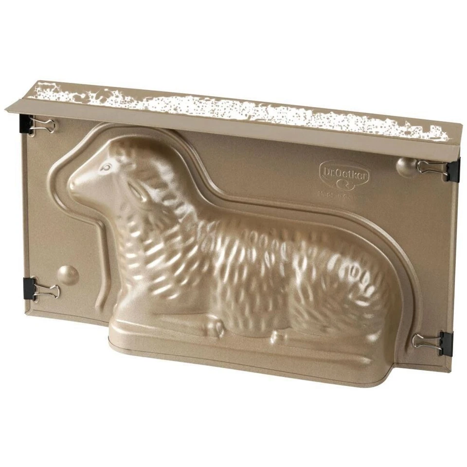 Dr. Oetker Vollbackform Lamm Osterlamm Backform antihaft Goldiges Ostern 27,5 cm - Bild 1 von 1