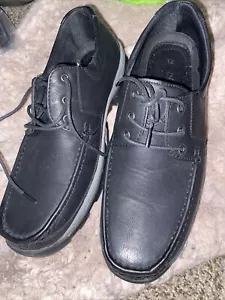 New Marco Vitale Mens Black Lace Dress Shoes Size 12 AA95 - Picture 1 of 6