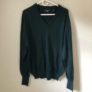 Glen Gate grün V-Ausschnitt Pullover Herren Large Made in USA - Bild 1 von 7