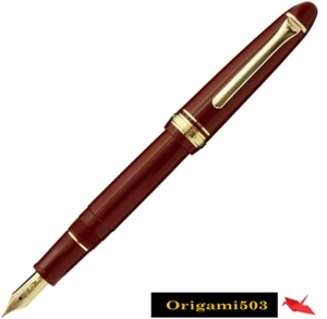 Sailor Fountain Pen Profit Casual Gold Trim Marun Fine (F) 11-0570 - Picture 1 of 10