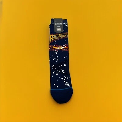 Calcetines Golden State Warriors Crew Stance Madera Dura Clásicos Sobre Spray Hombres L 9-13 Foto 1 de 4
