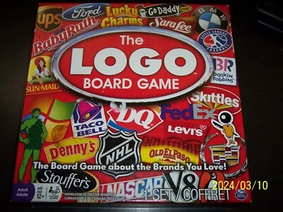 The Logo Board Game: Spin Master english cards only 2011 age 12 + brands you lov - Image 1 of 4