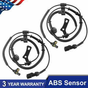 Set of 2 Front ABS Wheel Speed Sensor fit 2006-2010 Ford Explorer Mountaineer